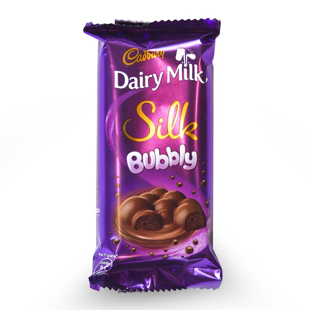 CADBURY DAIRY MILK SILK BUBBLY 50G WHIM